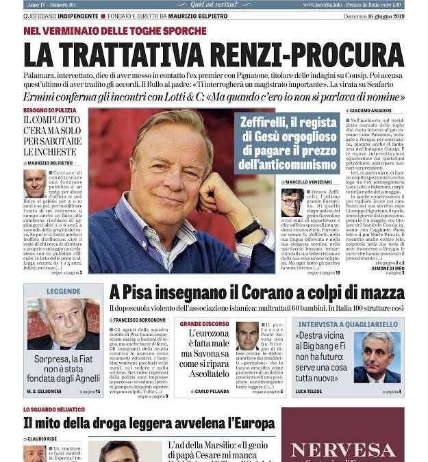 Oggi in edicola