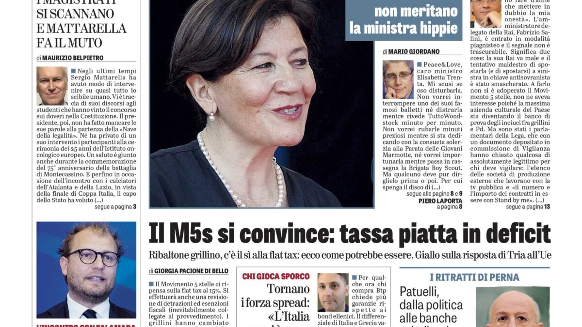 Oggi in edicola