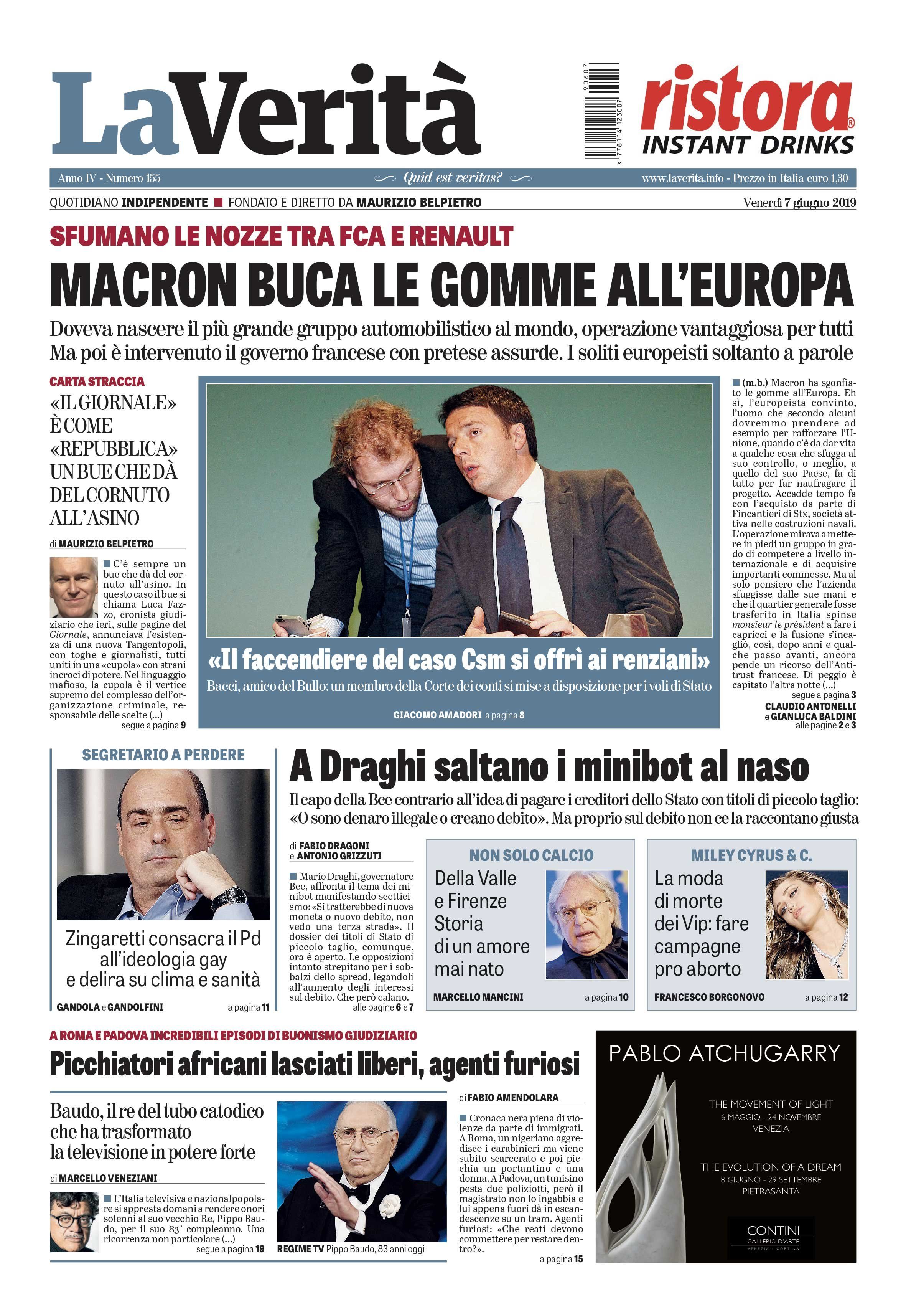 Oggi in edicola