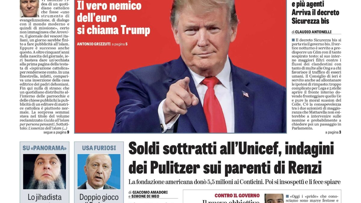 Oggi in edicola