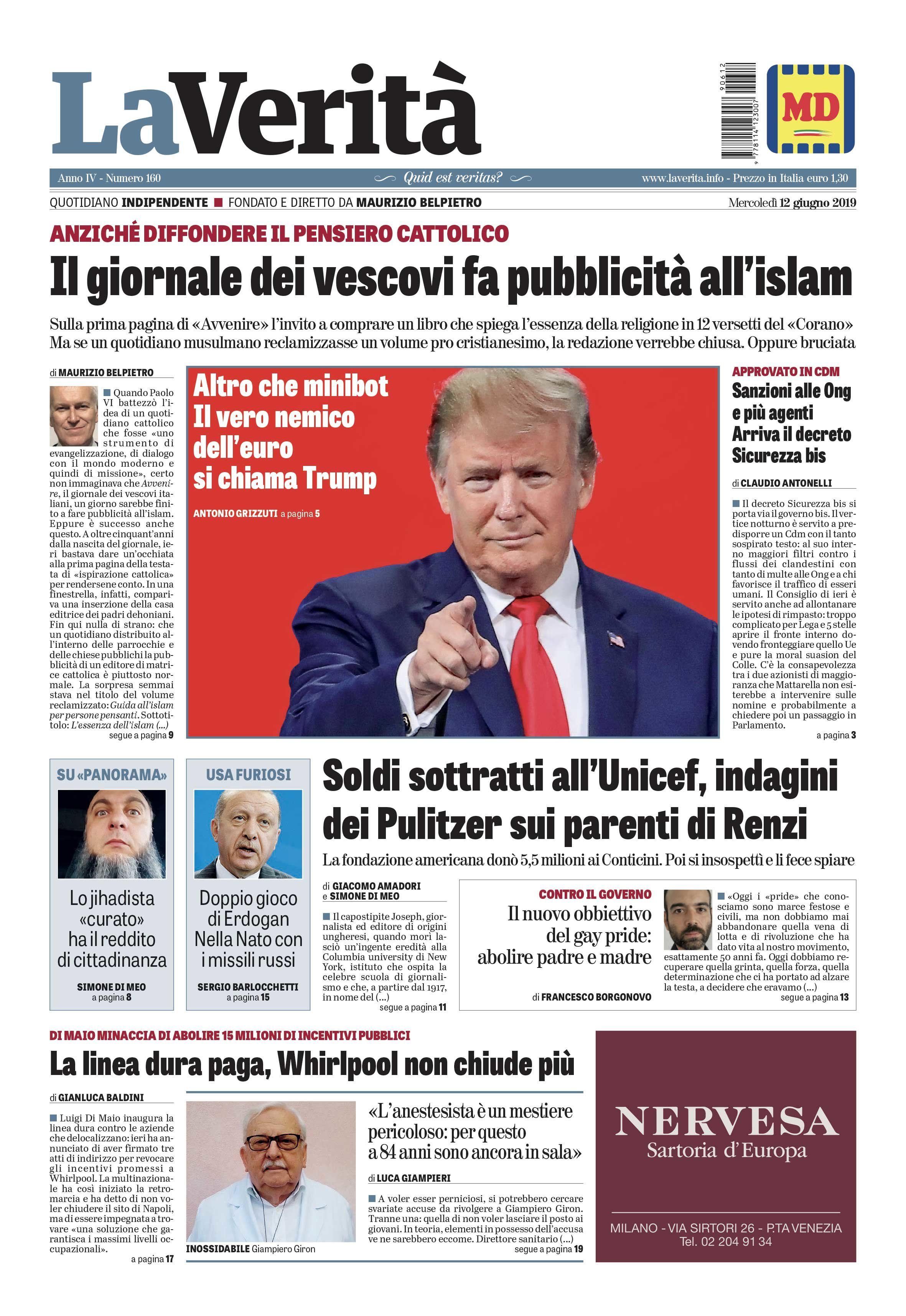 Oggi in edicola