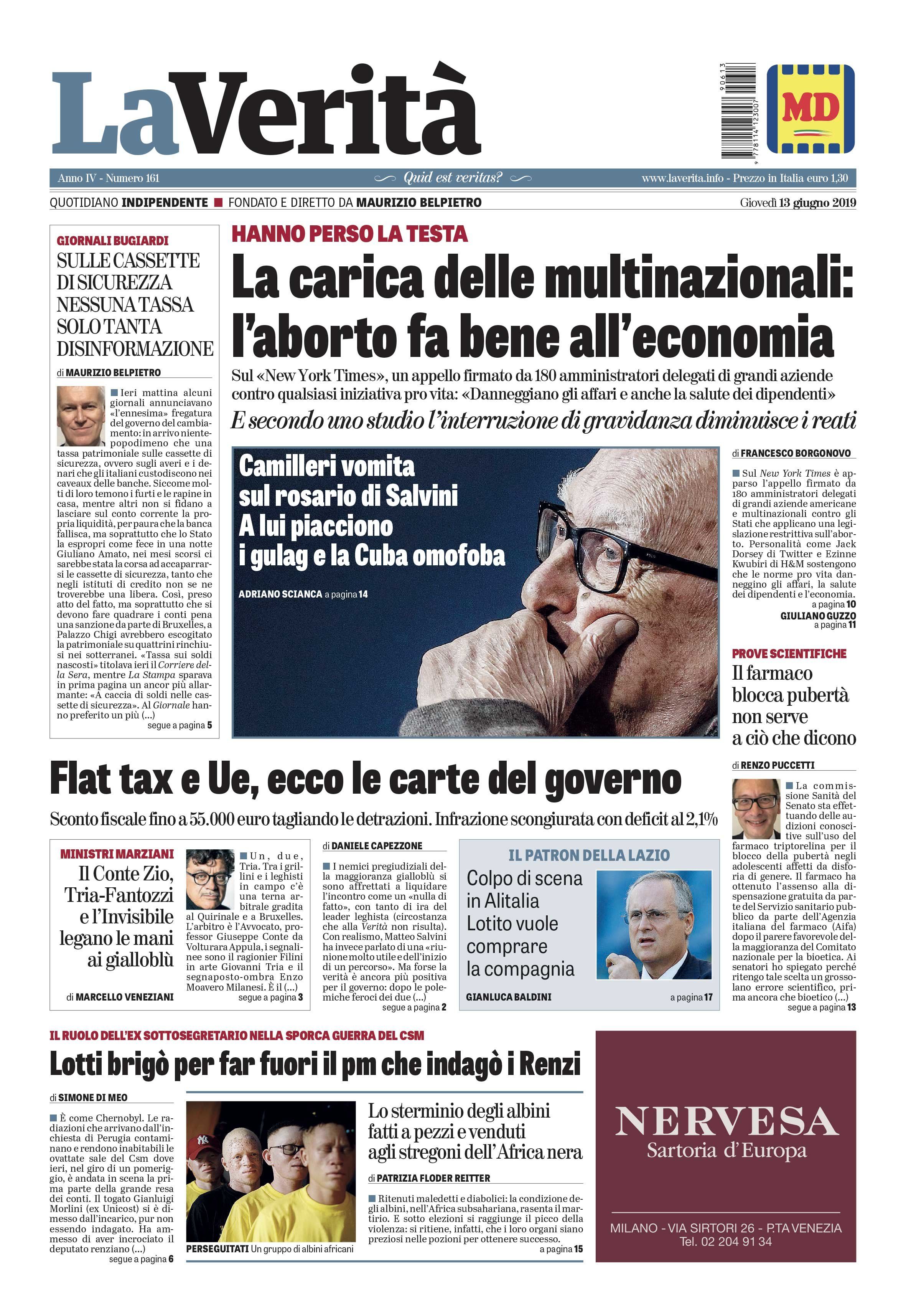 Oggi in edicola