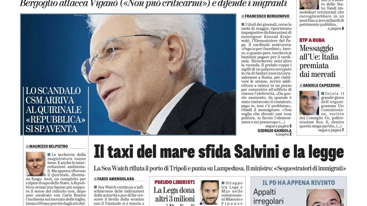 Oggi in edicola