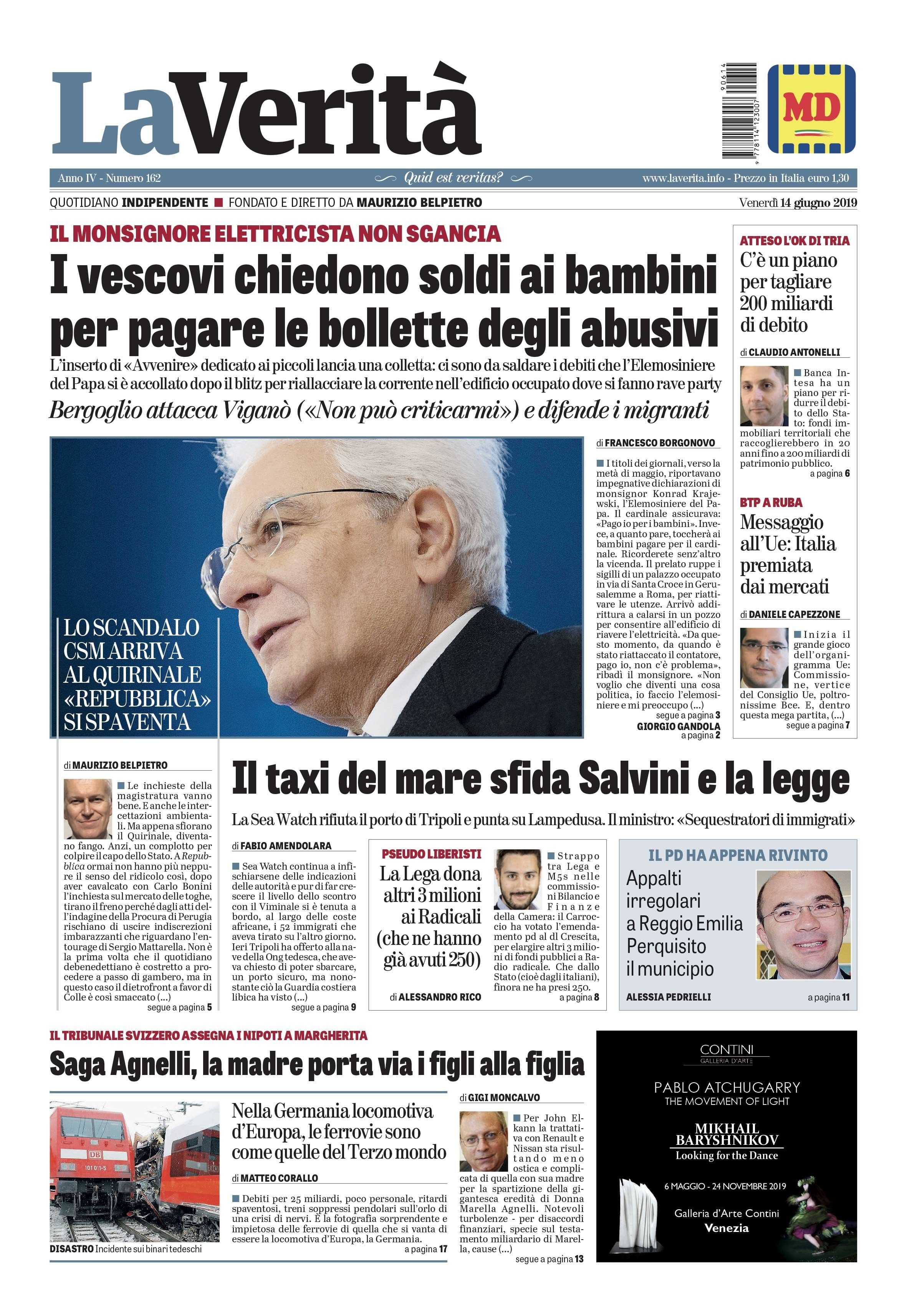 Oggi in edicola