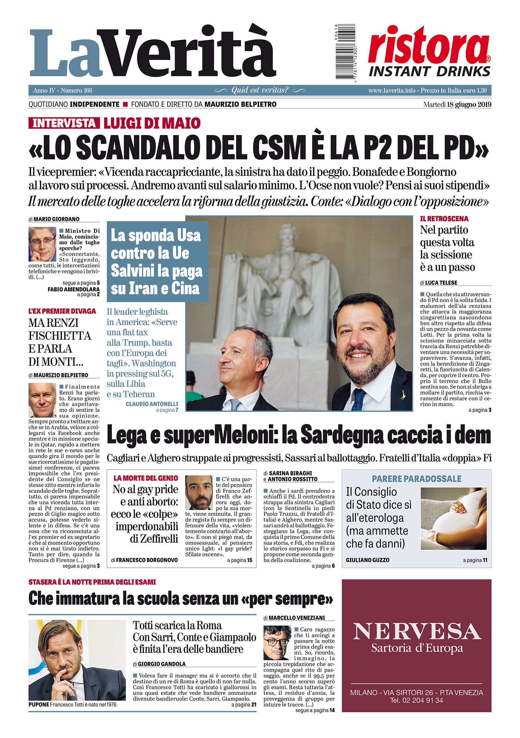 Oggi in edicola