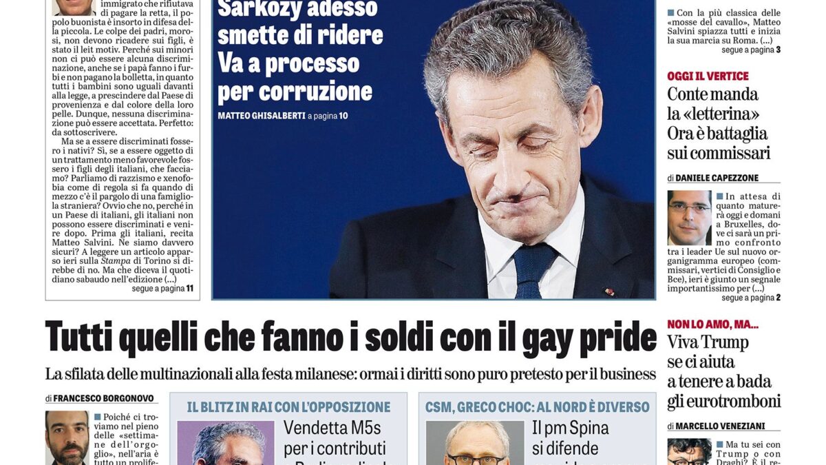Oggi in edicola