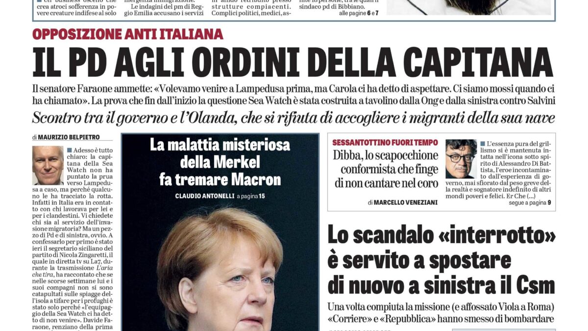Oggi in edicola