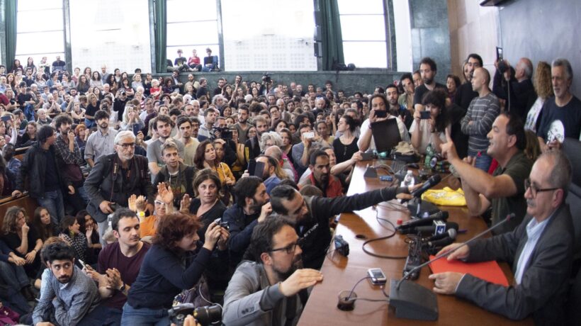 I centri sociali occupano l’universitàe poi ci fanno i soldi con i  rave party