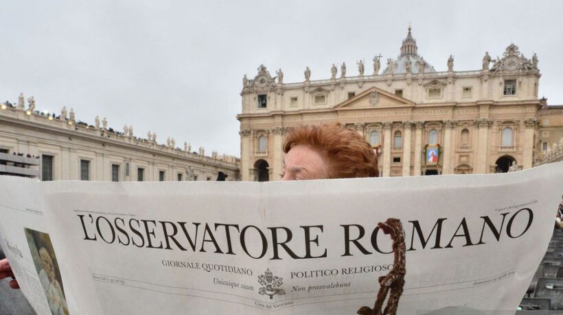 Il giornale del Papa si scusa per il prete molestatore