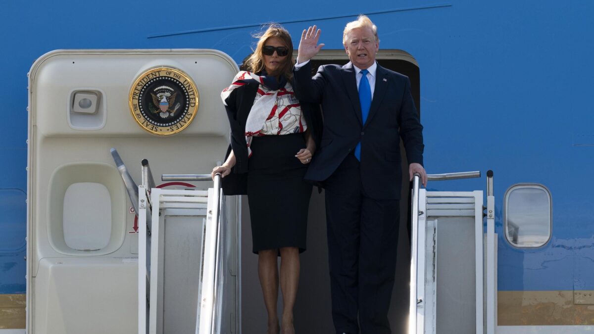 Trump arriva a Londra e già si becca del fascista