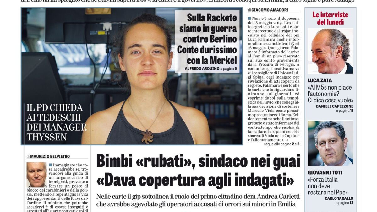 Oggi in edicola