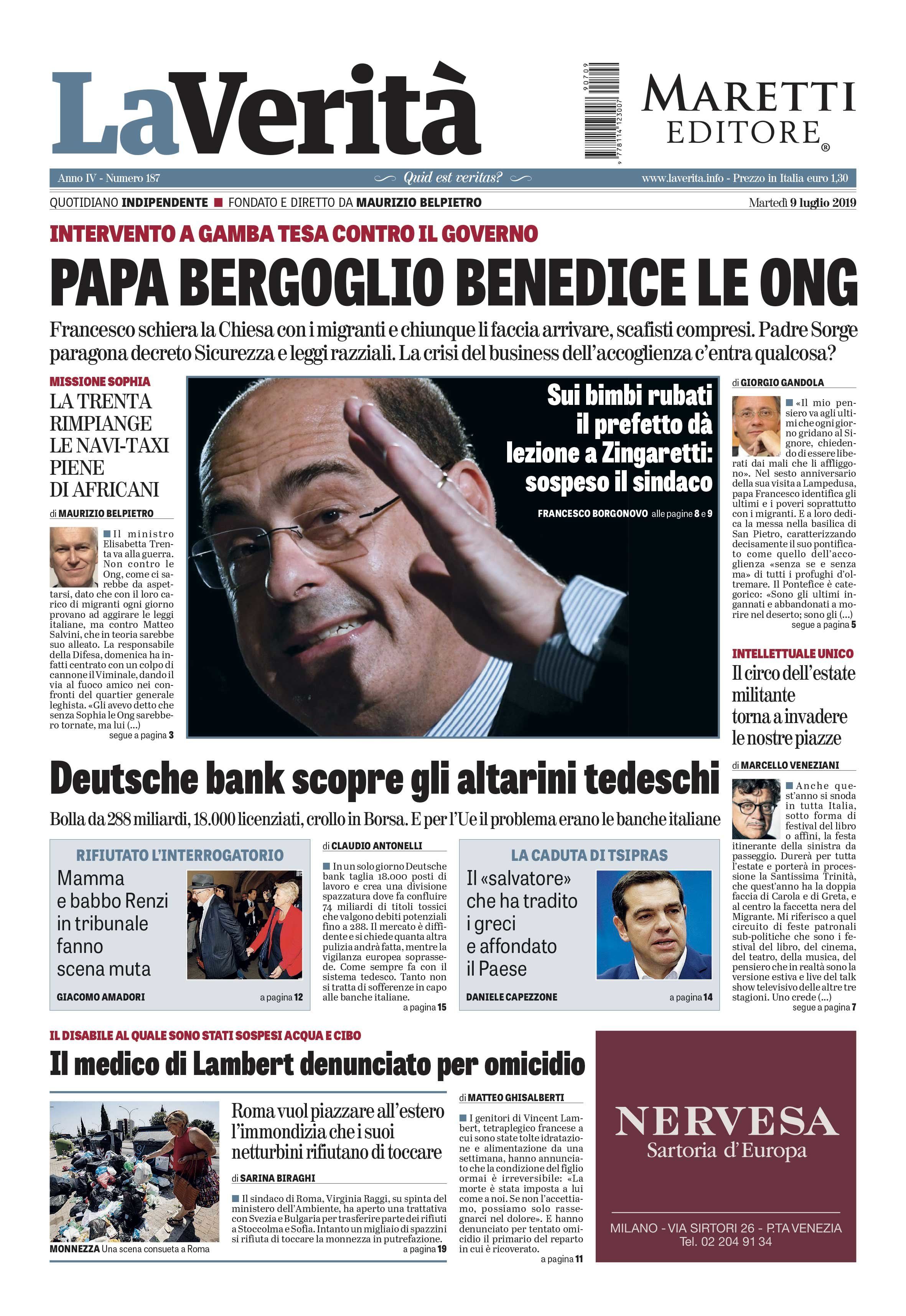 Oggi in edicola