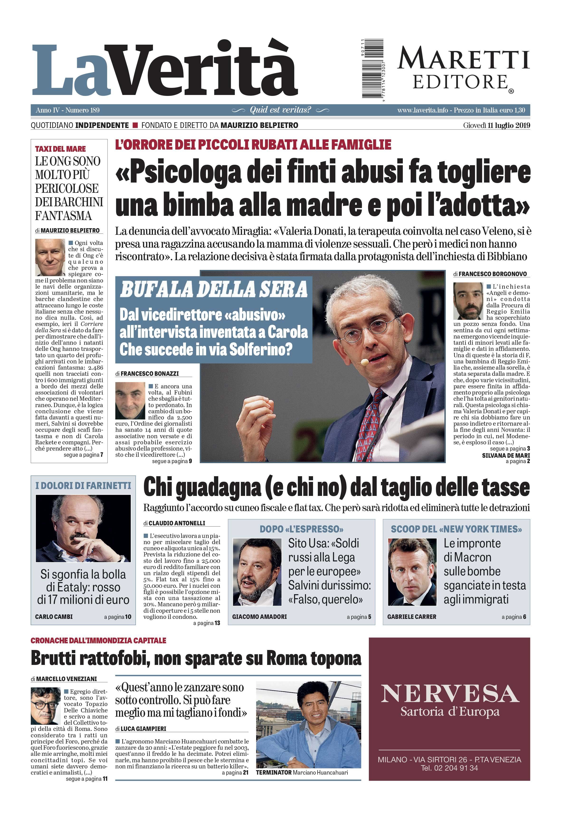 Oggi in edicola