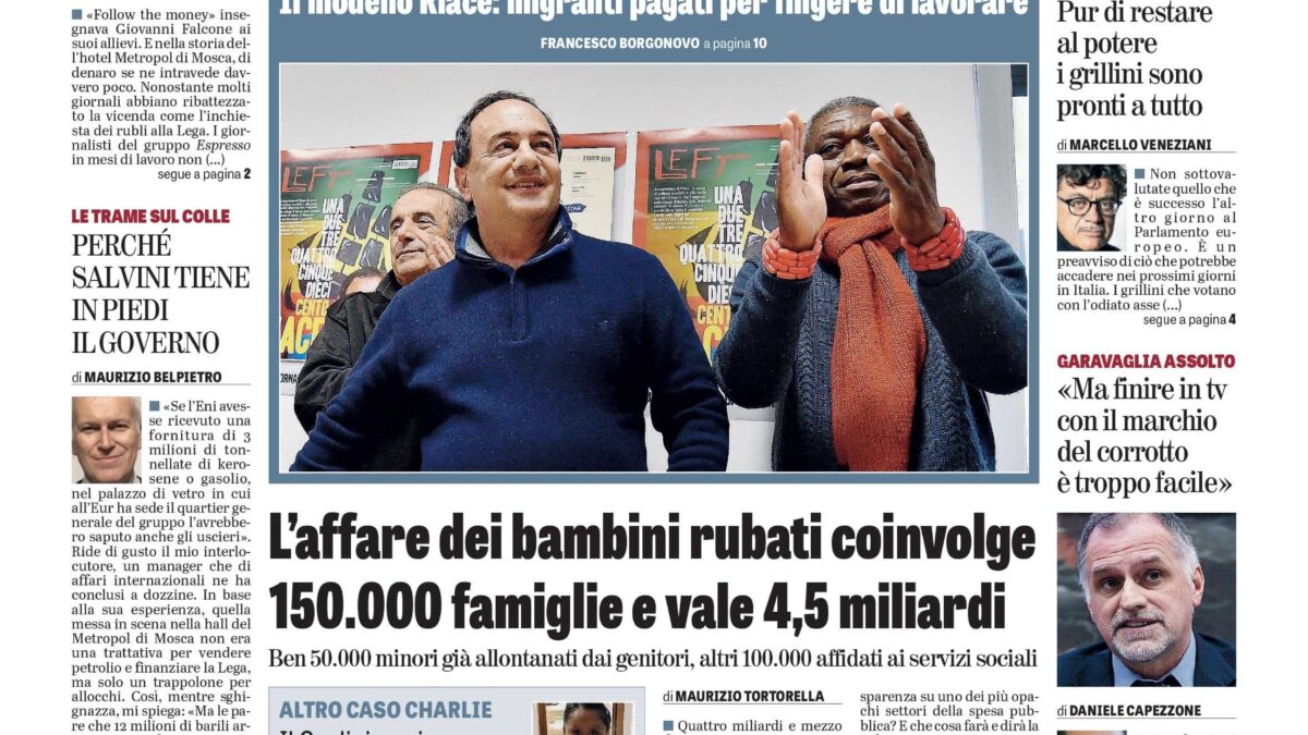 Oggi in edicola