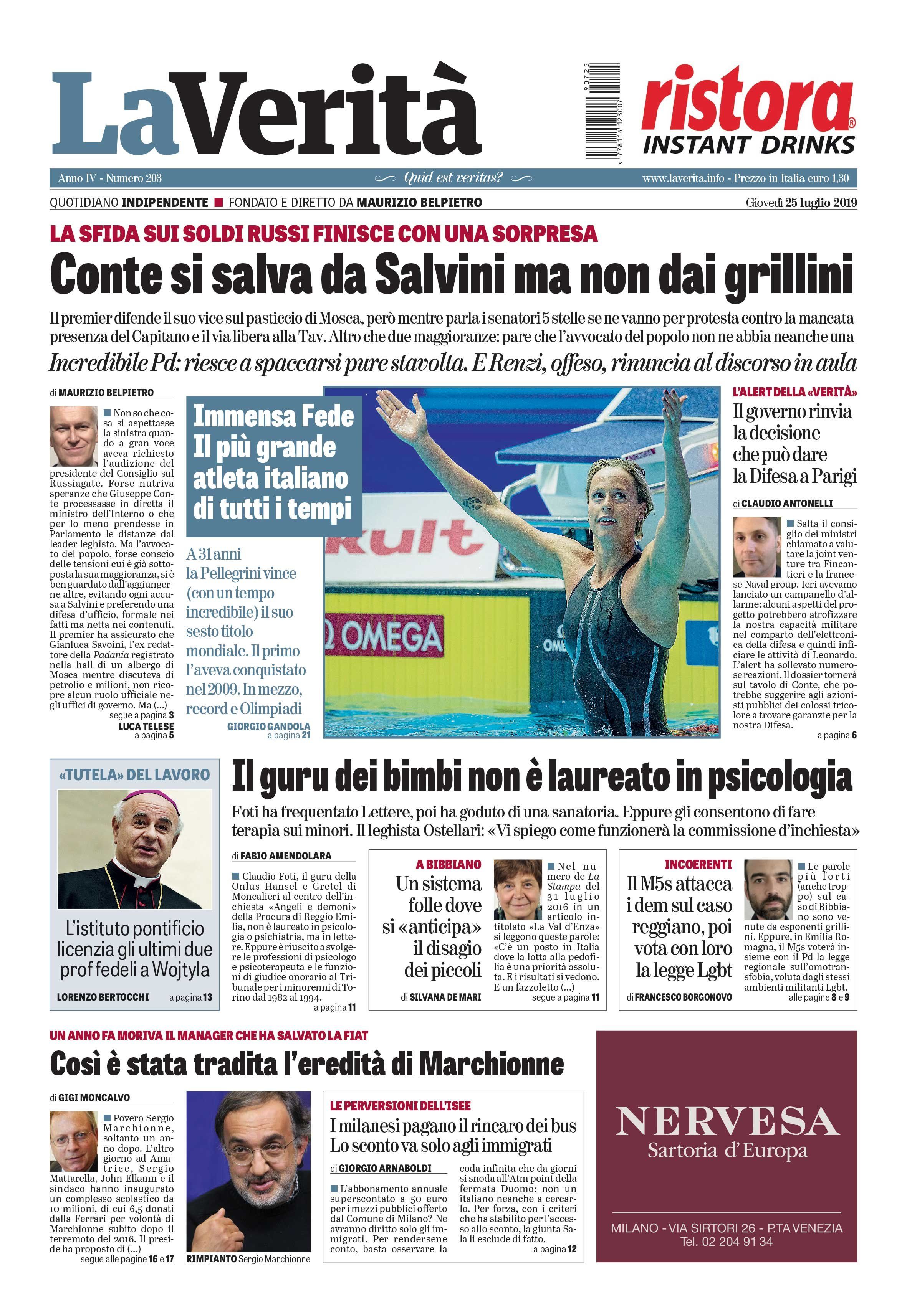 Oggi in edicola