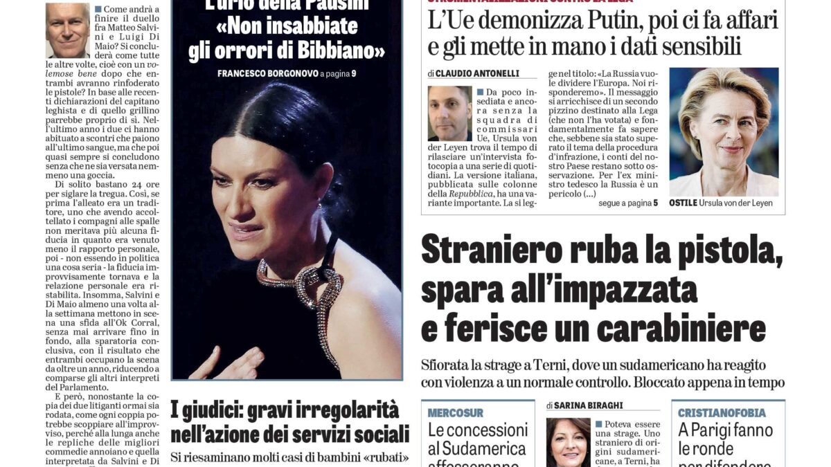 Oggi in edicola
