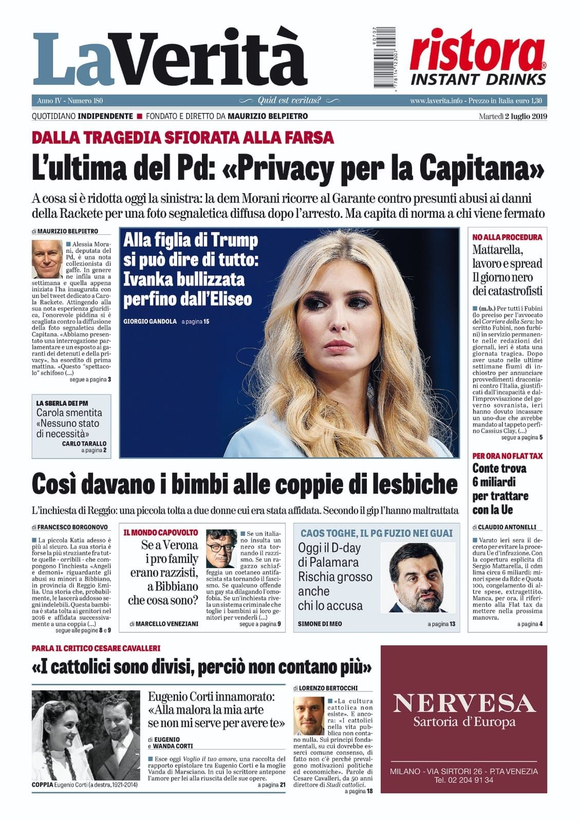 Oggi in edicola