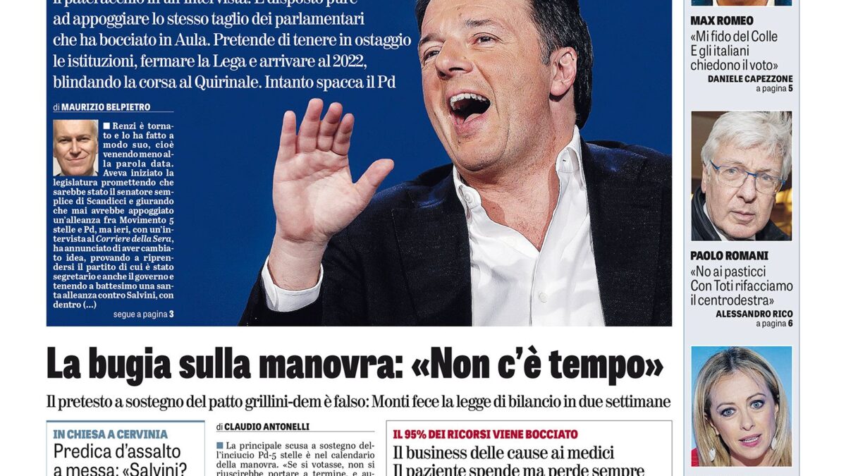 Oggi in edicola