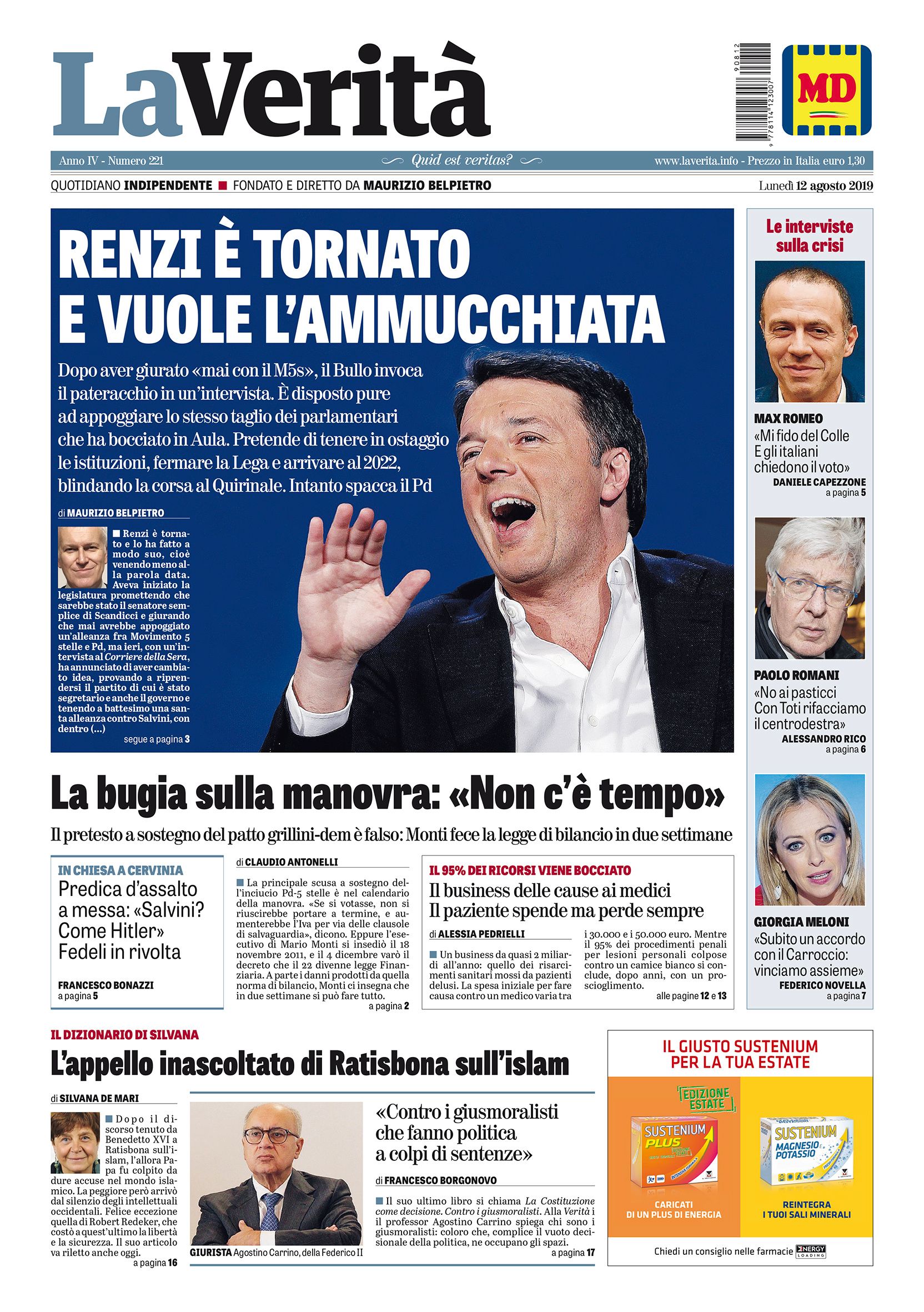 Oggi in edicola