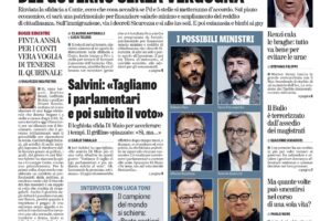 Oggi in edicola