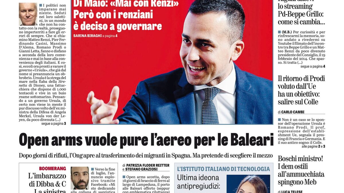 Oggi in edicola