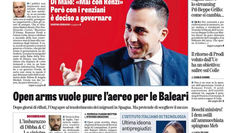Oggi in edicola