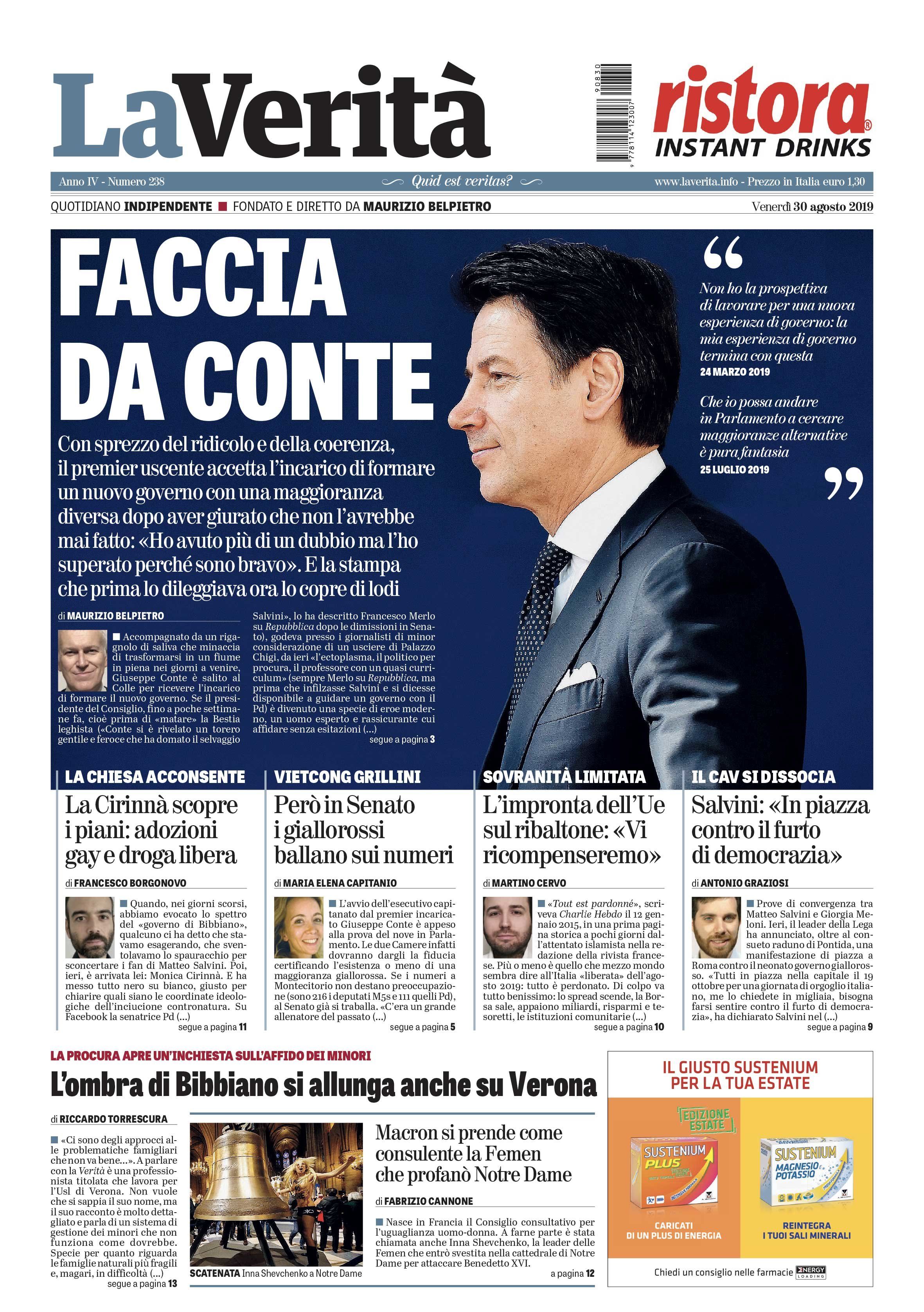 Oggi in edicola