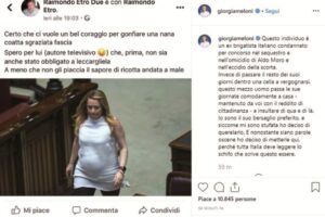 La Meloni denuncia: «Perseguitata da un brigatista pagato dagli italiani»