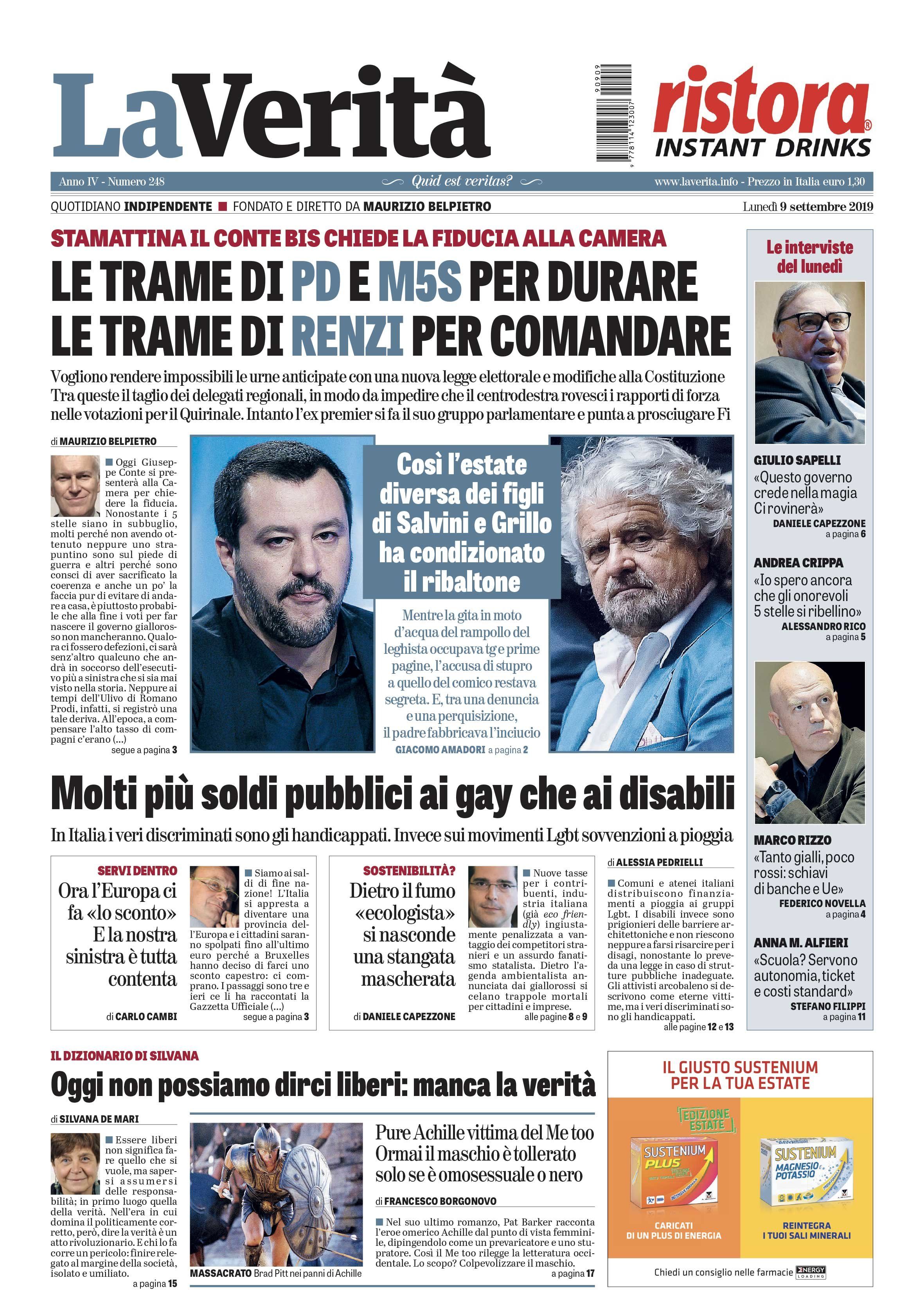 Oggi in edicola