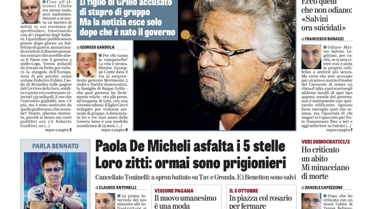 Oggi in edicola