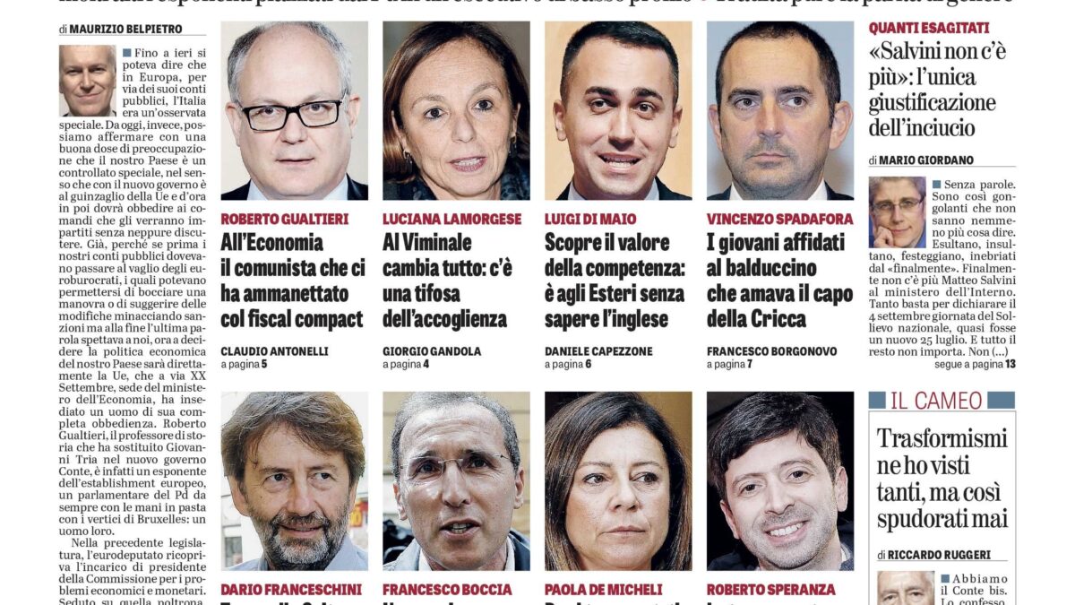 Oggi in edicola