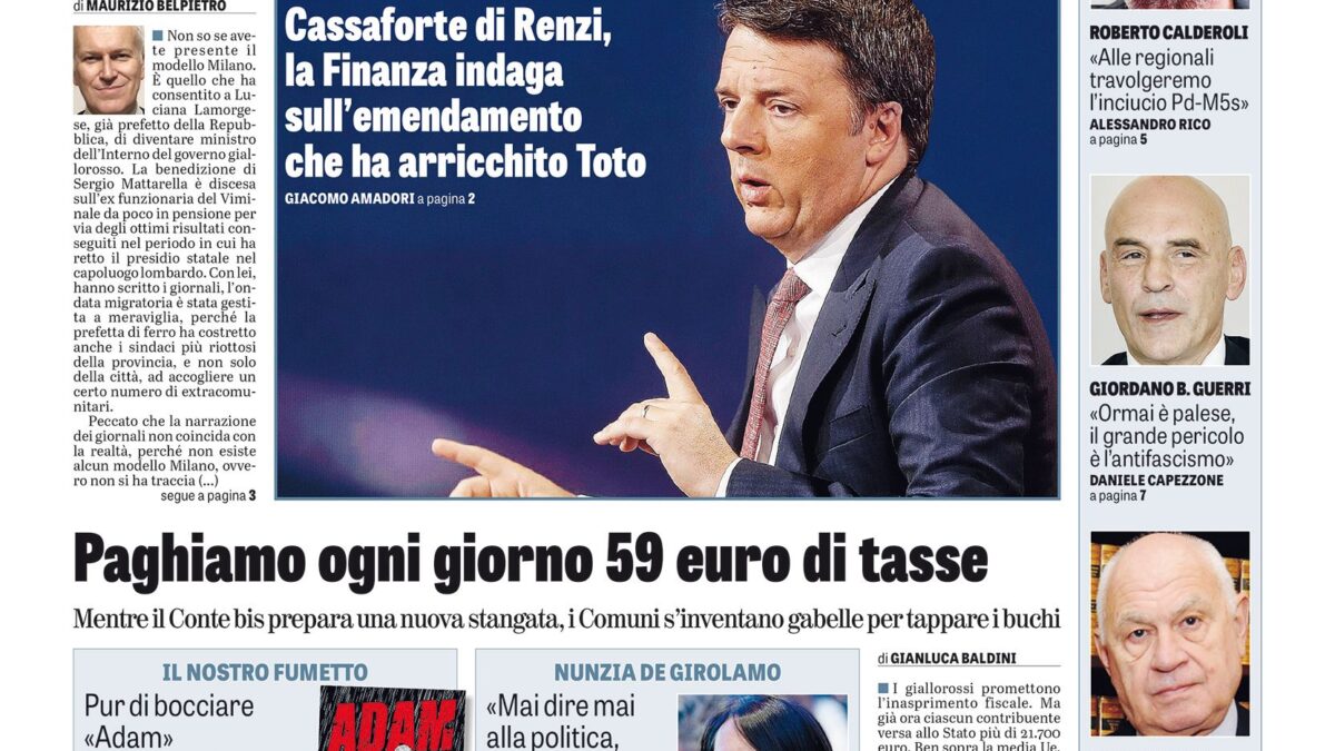 Oggi in edicola