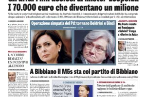 Oggi in edicola