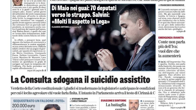 Oggi in edicola