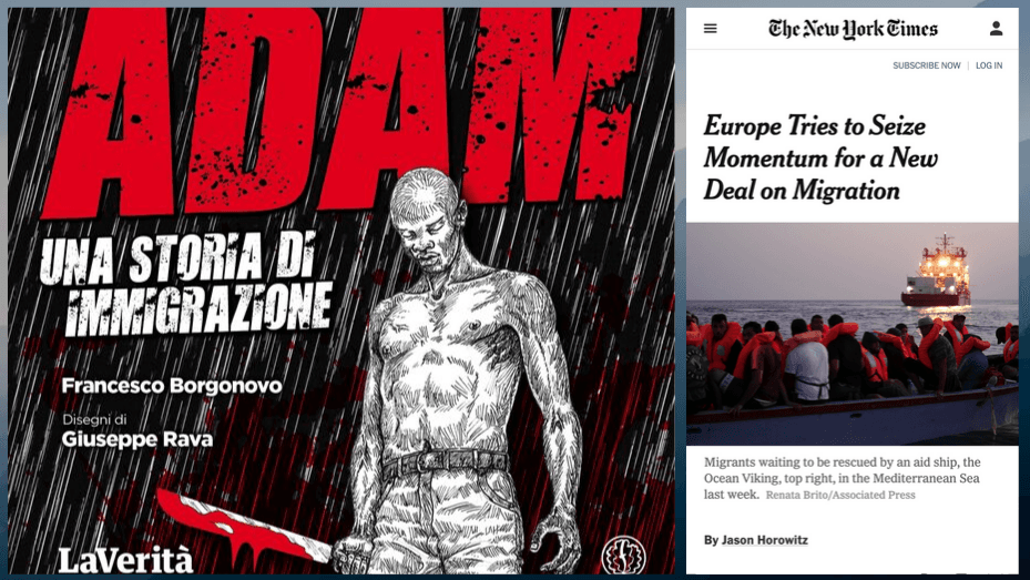 Anche il «Nyt» parla di «Adam», la prima graphic novel contro l’immigrazione