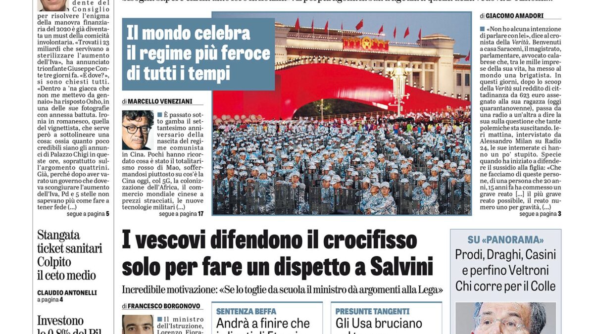Oggi in edicola