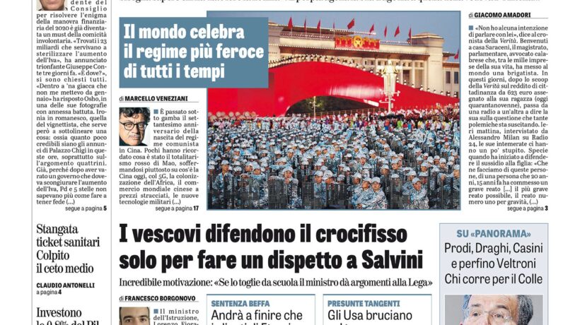 Oggi in edicola