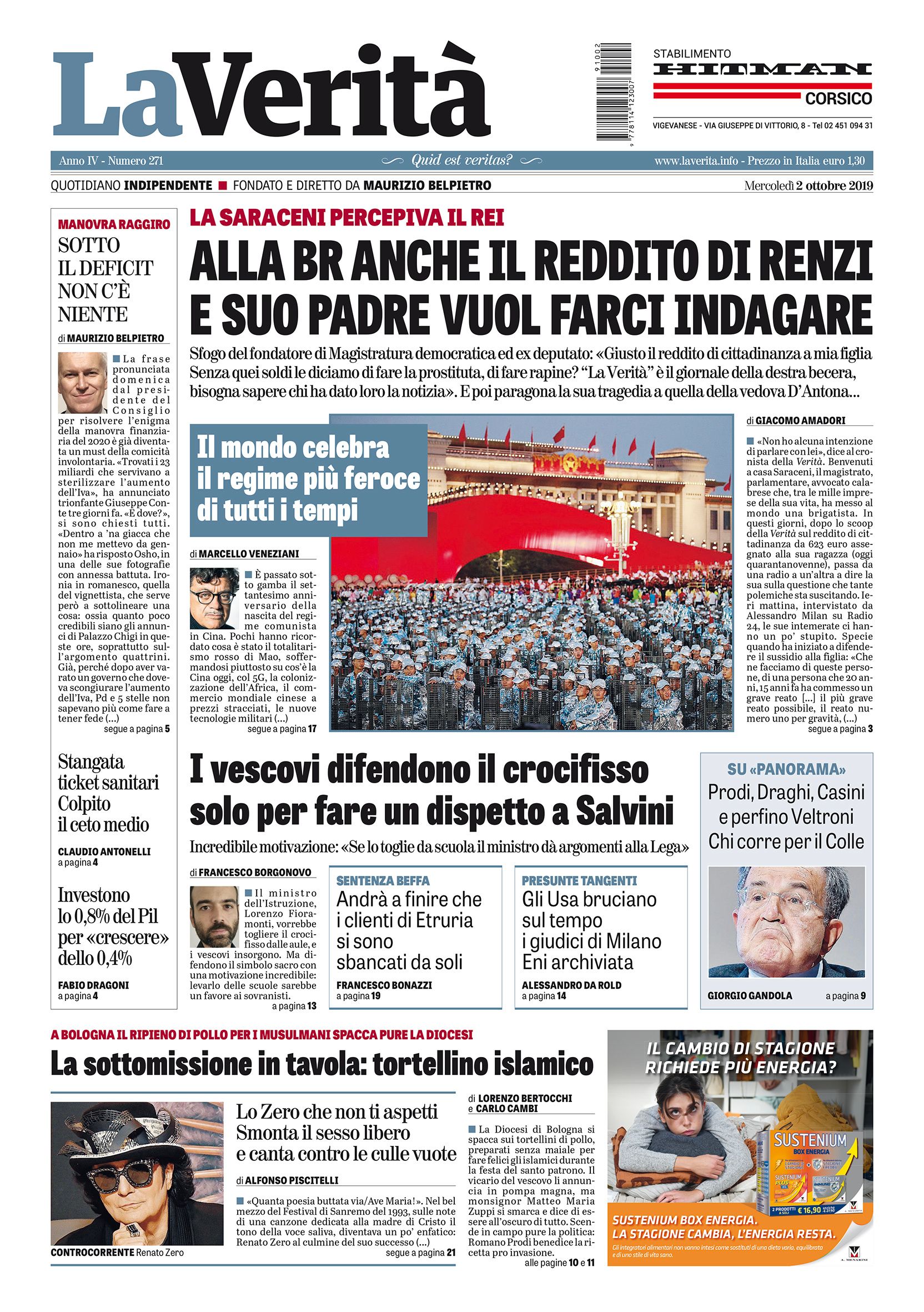 Oggi in edicola