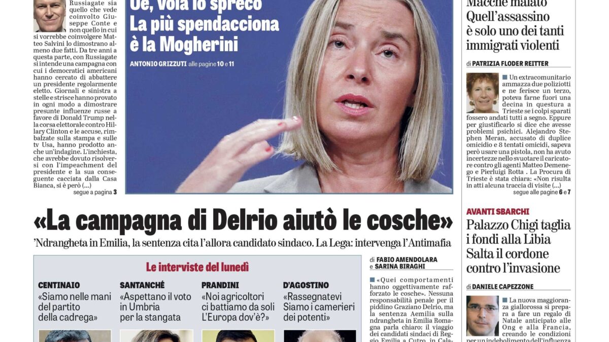 Oggi in edicola