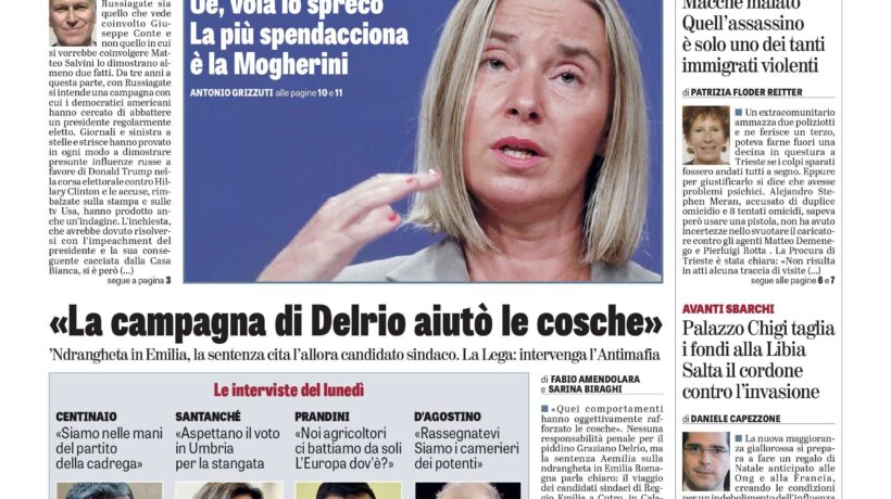 Oggi in edicola
