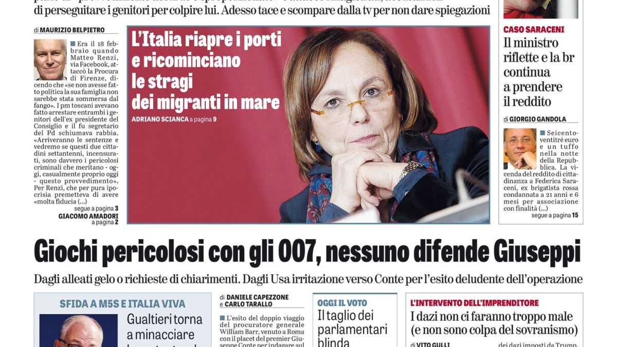 Oggi in edicola