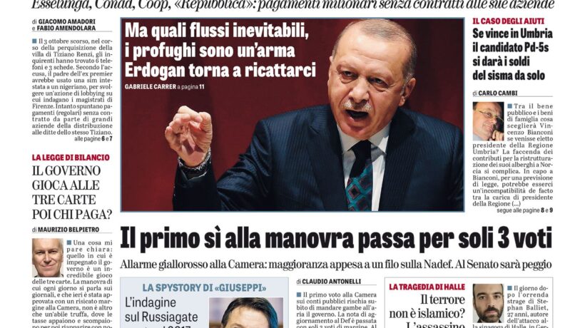 Oggi in edicola