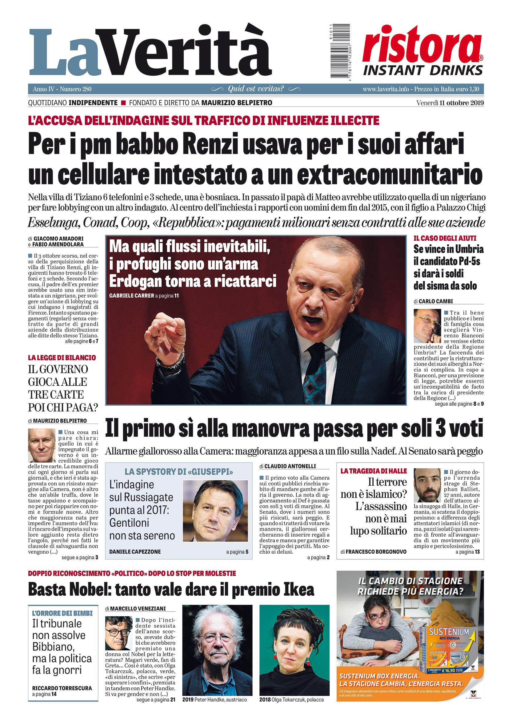 Oggi in edicola