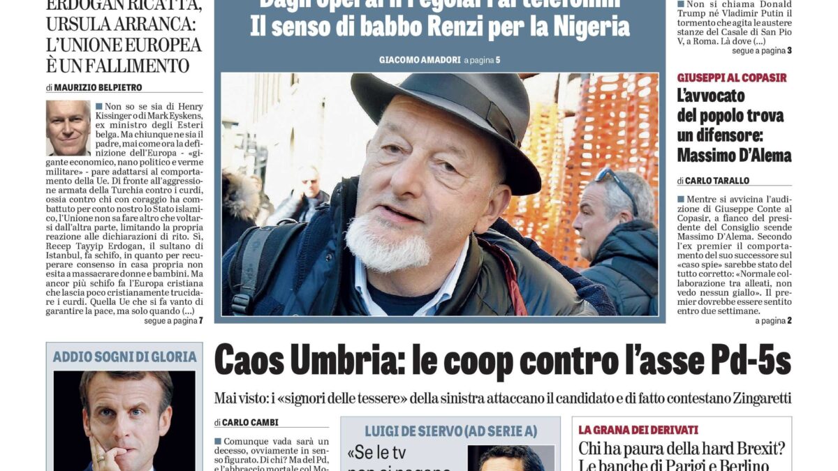 Oggi in edicola