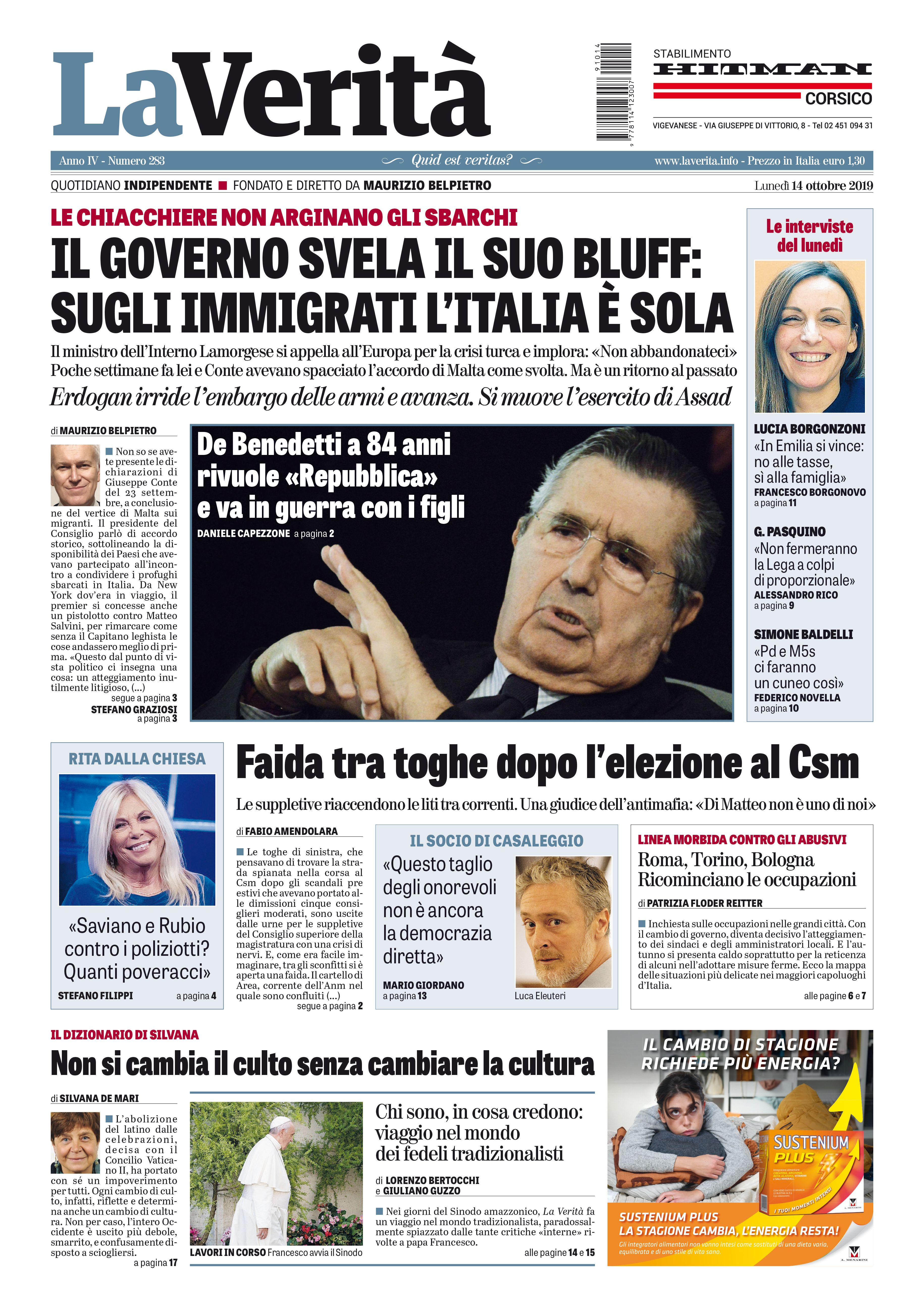 Oggi in edicola