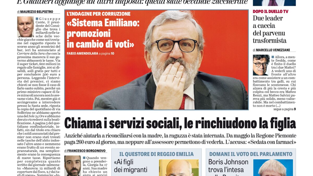 Oggi in edicola