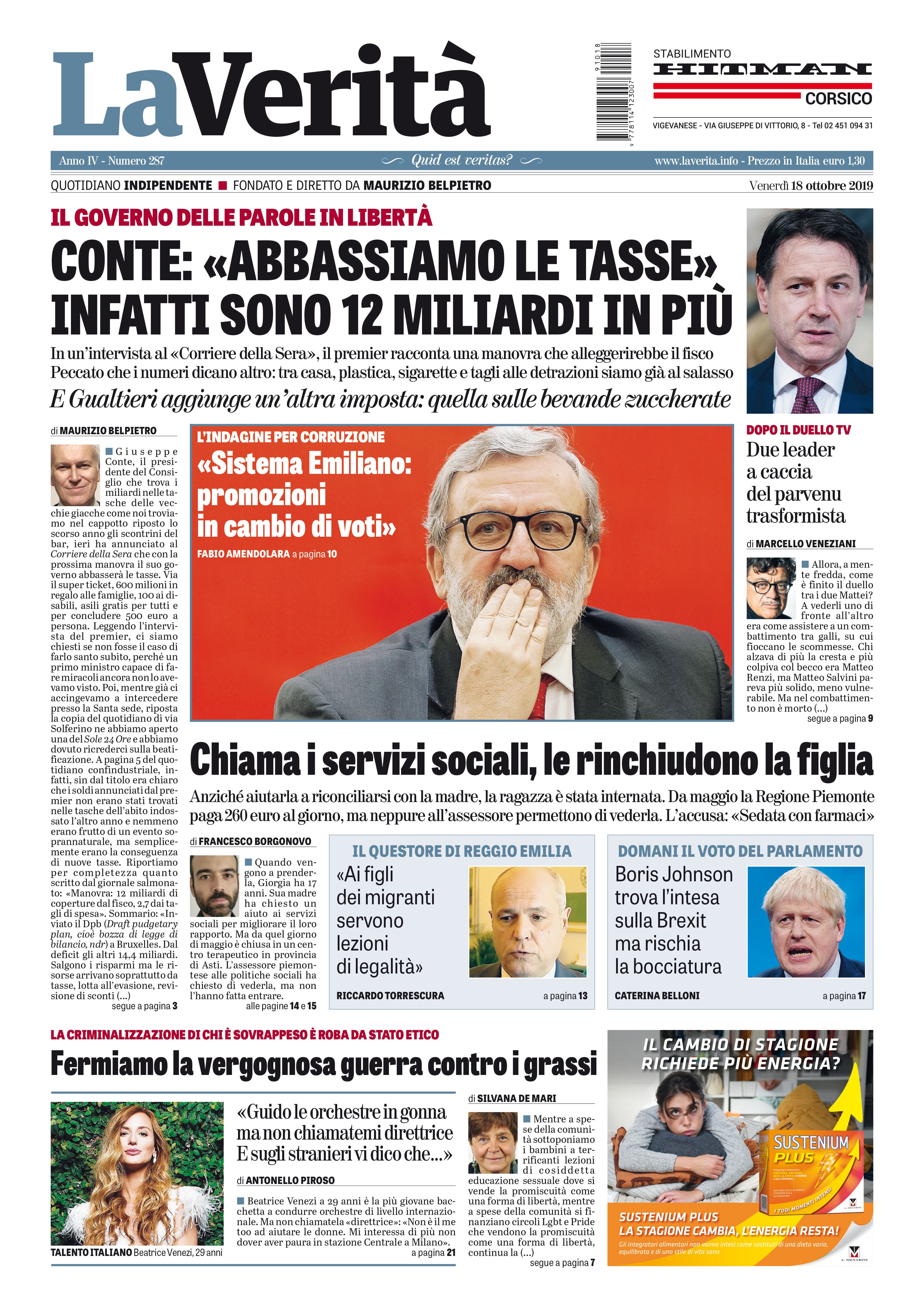 Oggi in edicola