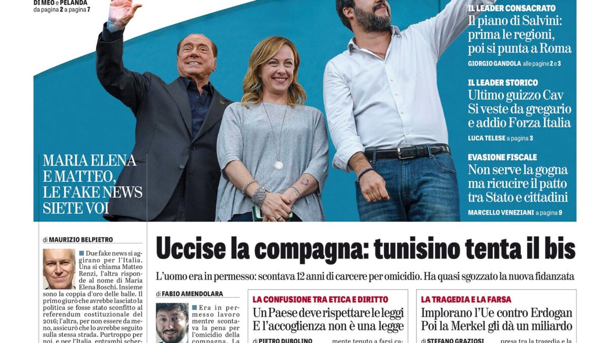 Oggi in edicola