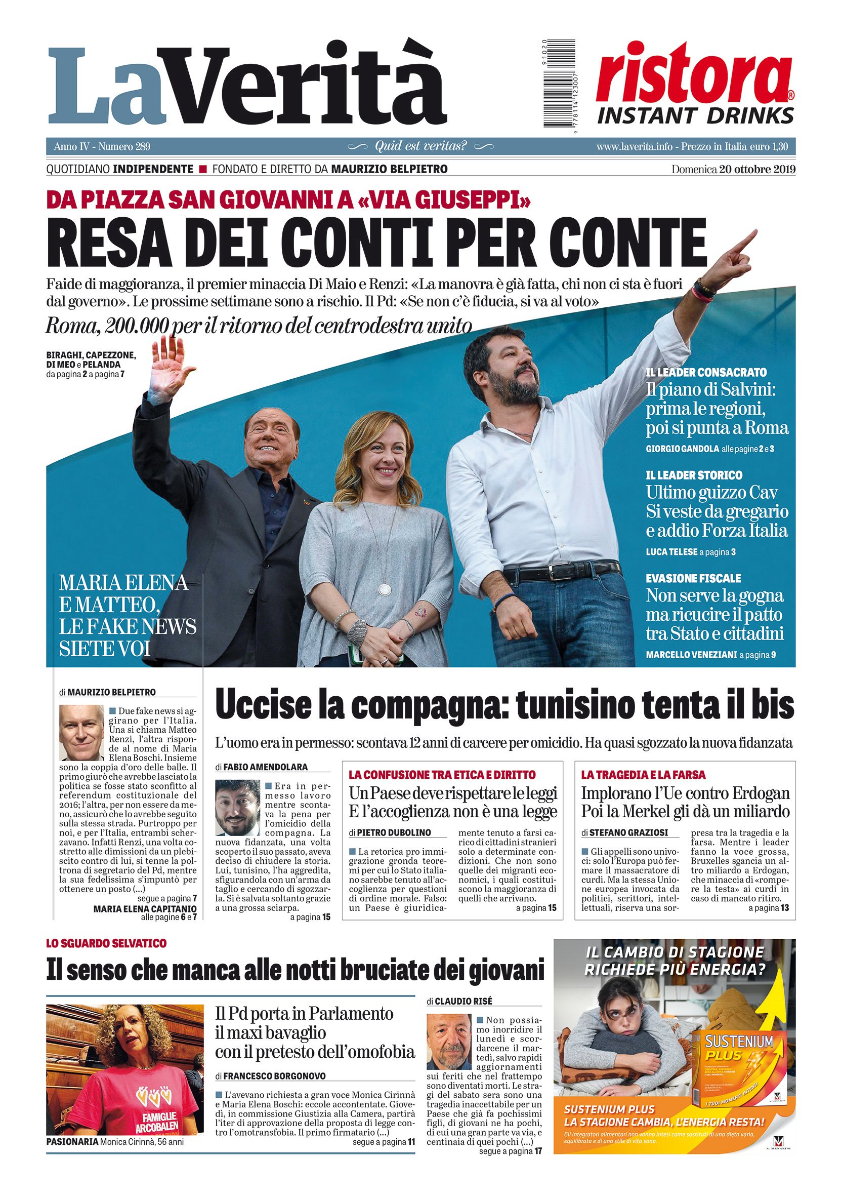 Oggi in edicola