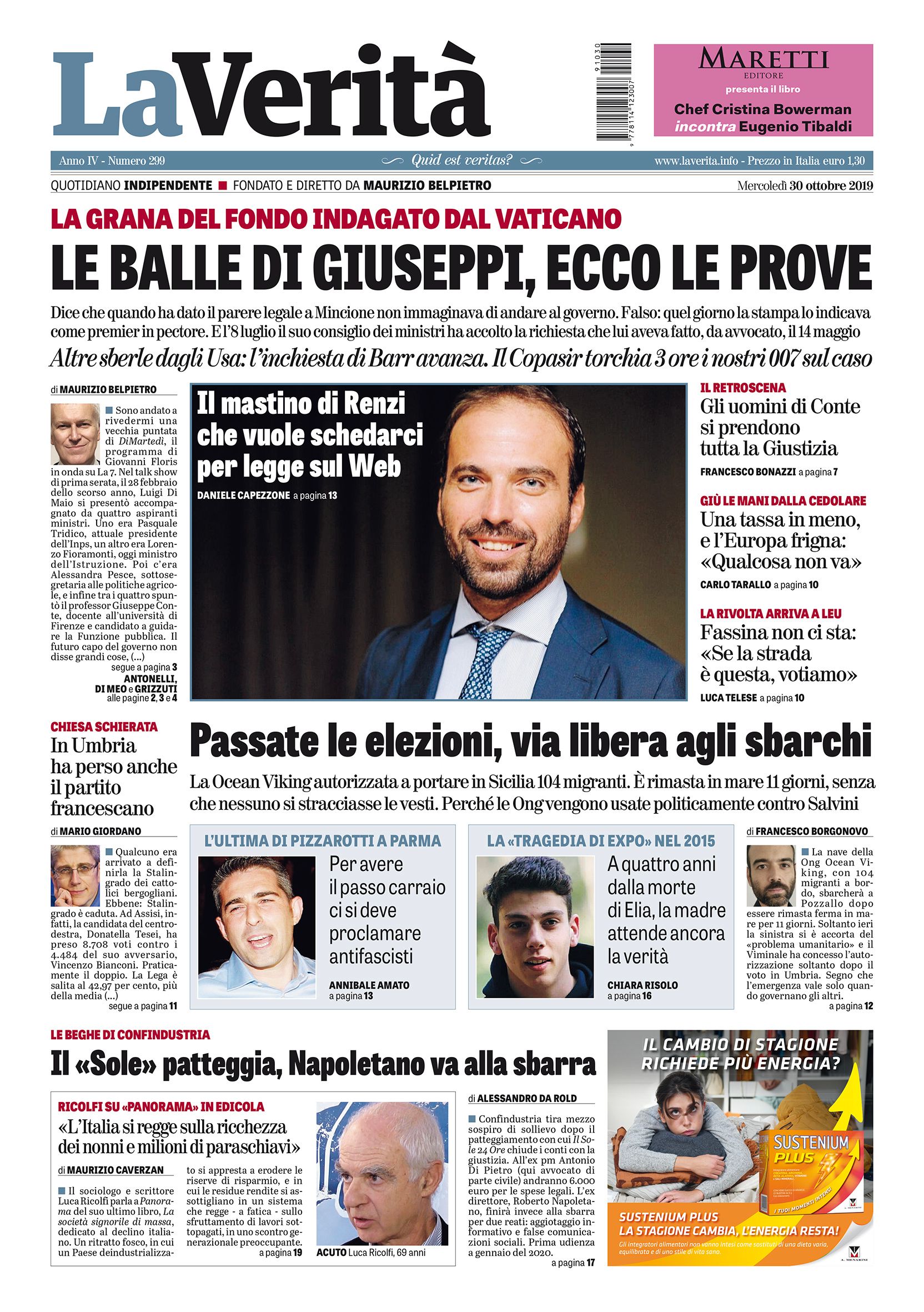 Oggi in edicola